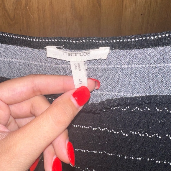 Maurices stripe smocked body top - Picture 4 of 10